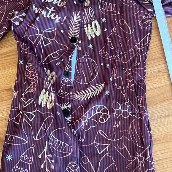 Men’s medium holiday Christmas casual dress button shirts new or Ugly Sw… - Picture 6 of 8